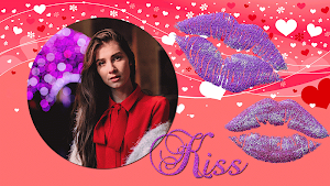 Kiss GIF Photo Frame Editor Screenshot 3