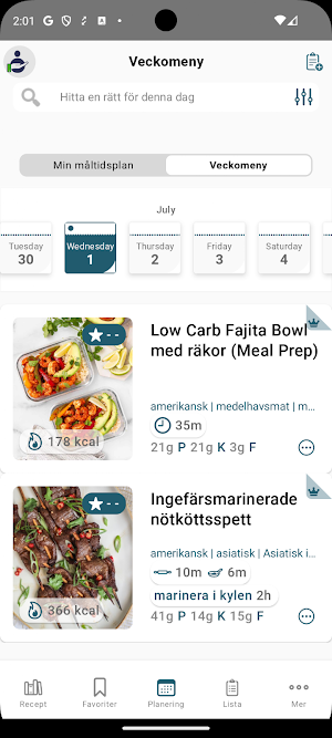 CoreWell – Hälsosamma Recept Screenshot 3