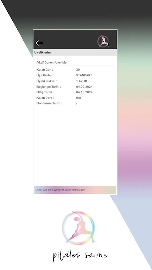 Pilates Saime Screenshot 3