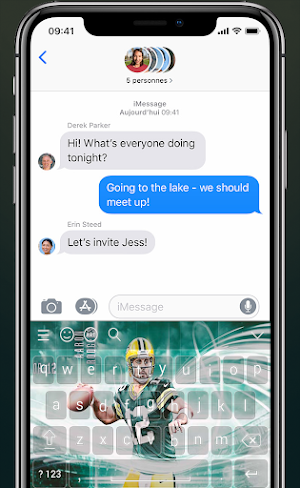 Aaron Rodgers Keyboard Packers Theme 2021 For Fans Screenshot 3