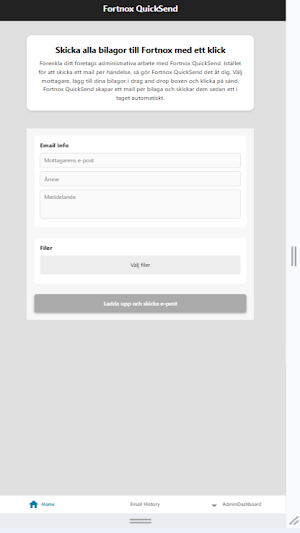 Bulk Mail Accounting & Fortnox Screenshot 3