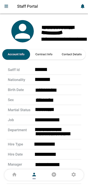 HR Staff Portal Screenshot 3