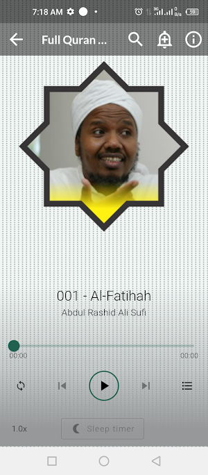 AbdulRashid Ali Sufi Quran Mp3 Screenshot 2