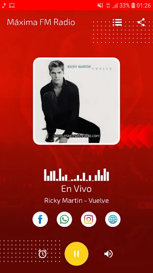 Máxima FM Radio Screenshot 1