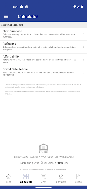 Queenstown Bank Mortgage Screenshot 1