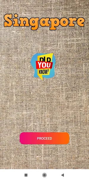 Did You Know Singapore Screenshot 0