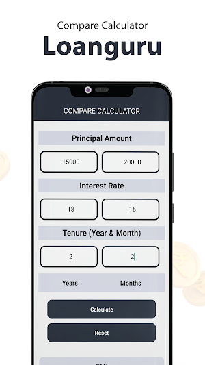 Loanguru - EMI Loan Calculator Screenshot 0