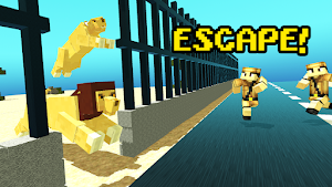Blocky Wild Park: Lions Raid Screenshot 0