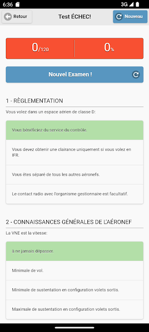 Quiz PPL(A) Français Screenshot 3
