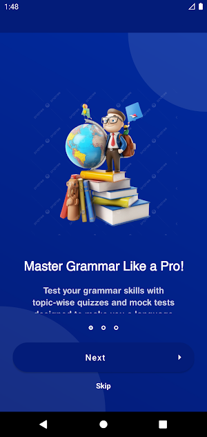 Grammar Quiz Practice Training Screenshot 0