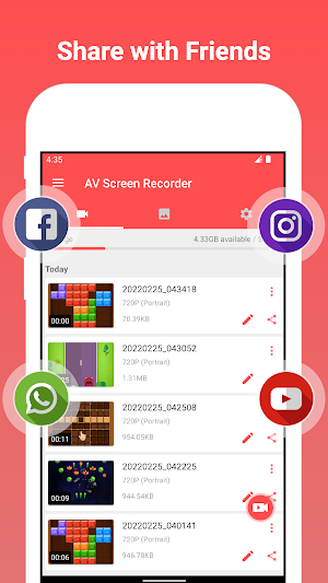 AV Screen Recorder Screenshot 1