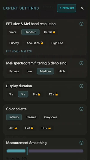 MelSpectrum - Audio Analyzer Screenshot 3
