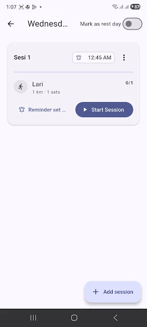 Workout Timer Screenshot 1