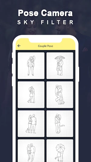 Pose Camera for Guides Photography & Sky Filter Screenshot 2