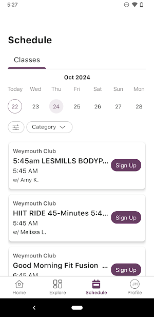 Weymouth Club Screenshot 0