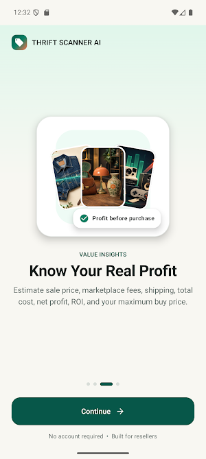 Thrift Scanner: Resale Profit Screenshot 0