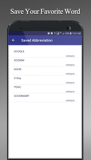 Advanced Abbreviations Dictionary Offline Screenshot 3