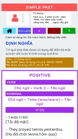 Học 16 Thì Tiếng Anh Screenshot 2