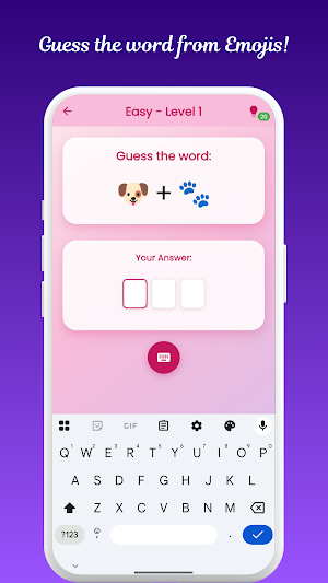Emoji Quiz – Guess the Word ㋡ Screenshot 1