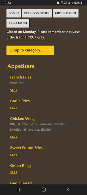 Farmington House of Pizza Screenshot 2