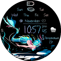 BFF43 - Neon Art Fairy Mermaid