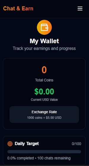 chatly-chat and earn money Screenshot 1