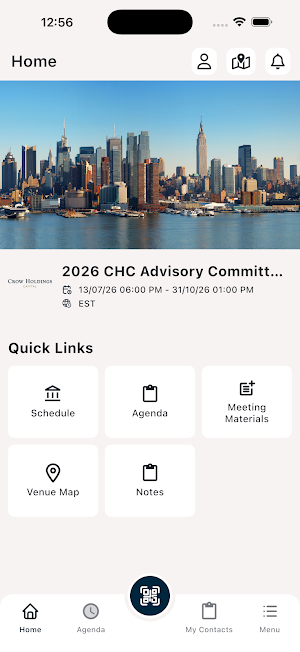 Crow Holdings Events Screenshot 1