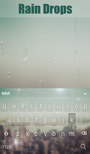 Rain Drops Animated Keyboard + Screenshot 0