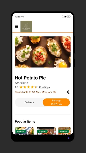 Hot Potato Pie Screenshot 1