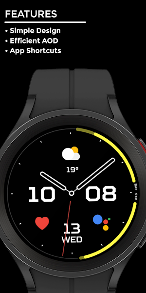 Nighty Analog 10 - watch face Screenshot 1