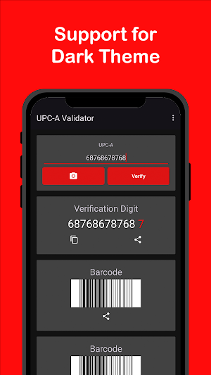 UPC-A Validator Screenshot 2