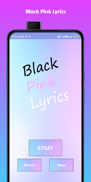 Black Pink Lyrics Screenshot 1