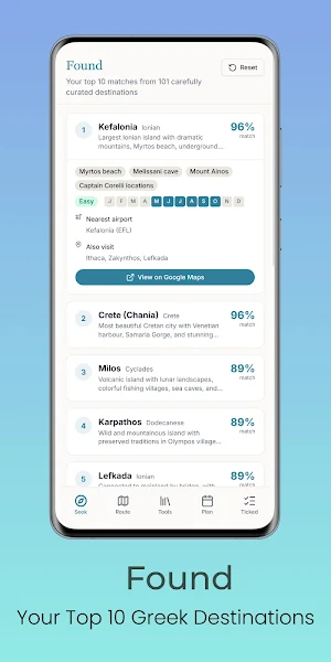 Plan Your Greece Screenshot 2
