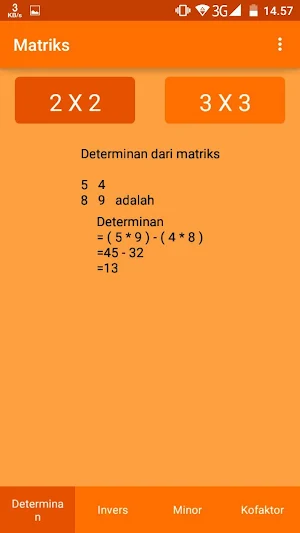Matrix Calculator with Solution Screenshot 0