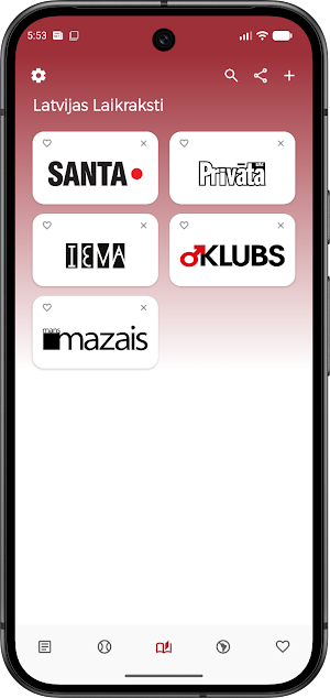 Latvijas Laikraksti Screenshot 2