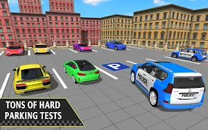 Police Jeep Spooky Stunt Parking 3D 3 Screenshot 1