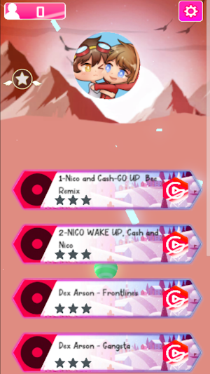 Cash and Nico tiles hop Screenshot 0
