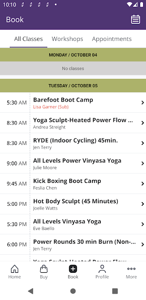 Body Heat Hot Pilates & Yoga Screenshot 1