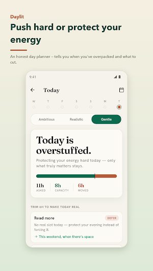 Daylit: Honest Day Planner Screenshot 2