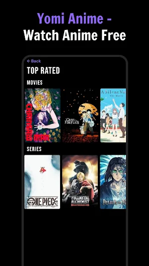 Yomi Anime - Watch Anime Free Screenshot 1