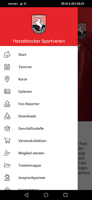 Herzebrocker Sportverein Screenshot 2