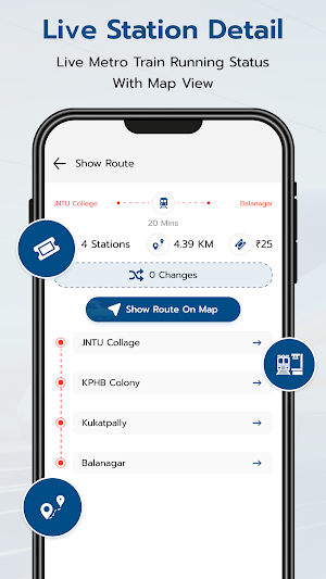 Hyderabad Metro - Fare, Routes Screenshot 1