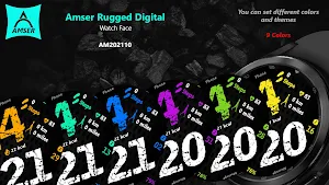 Amser Rugged Watch Face Screenshot 3