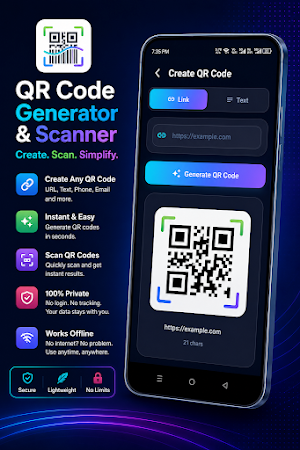QR Code Generator & Scanner Screenshot 3