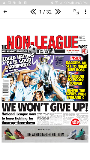 The Non-League Paper Screenshot 1