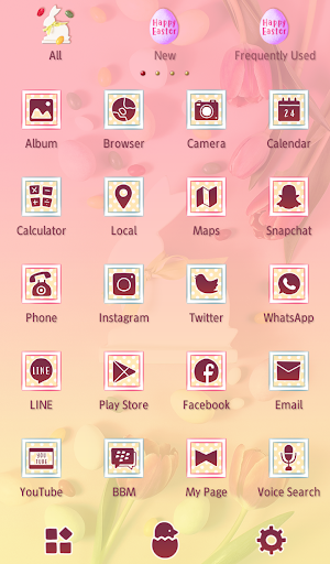 Girly Easter Theme Screenshot 2