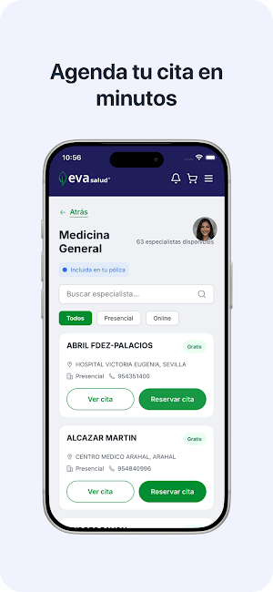 Eva Salud Screenshot 1