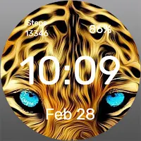 Abstract Tiger Watch Face