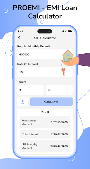 PROEMI - EMI Loan Calculator Screenshot 3