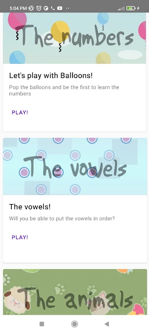 KidsLearn: Numbers, Vowels... Screenshot 1